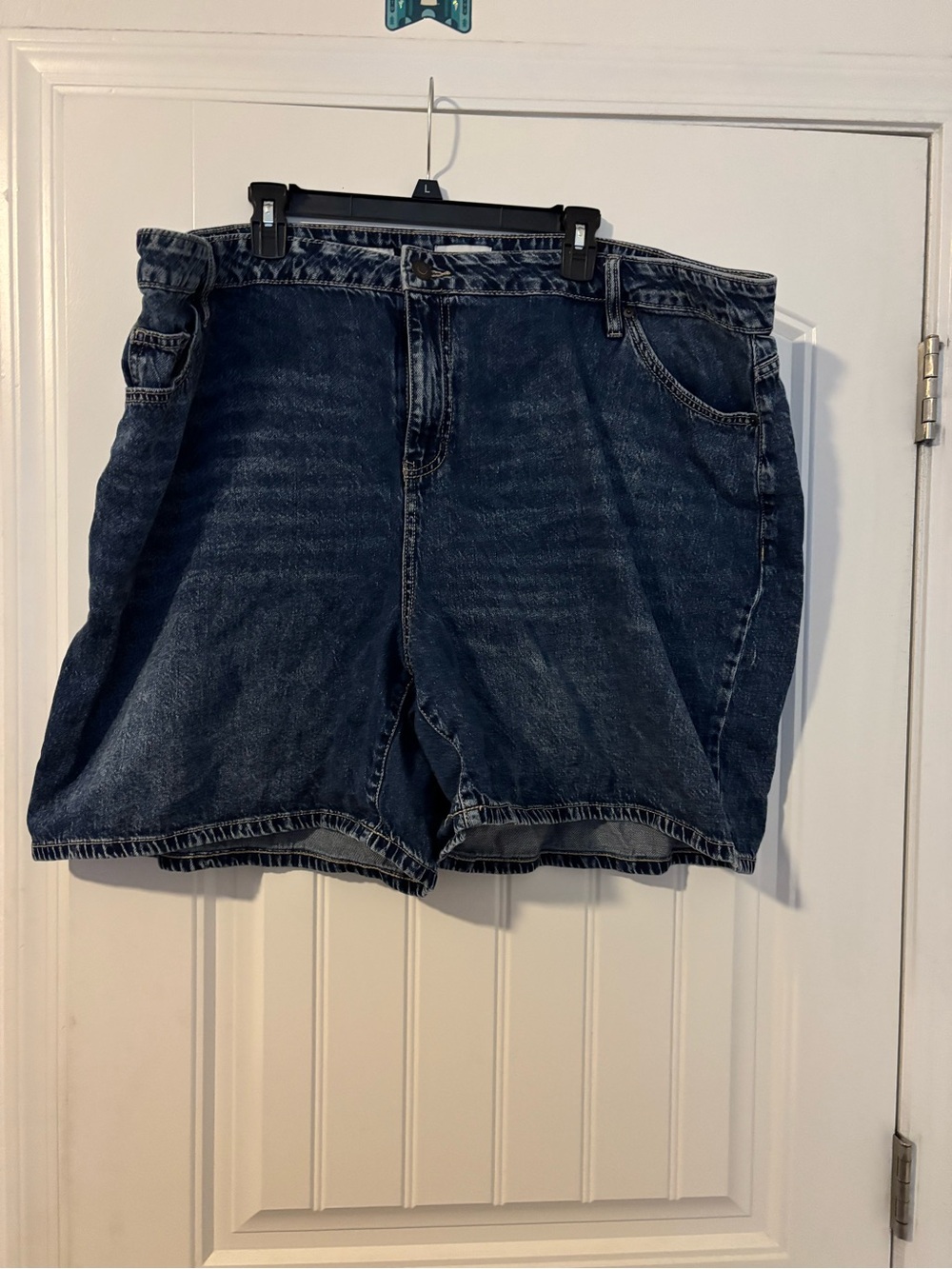 Ava & Viv Dark Blue Denim Womens Jean Shorts